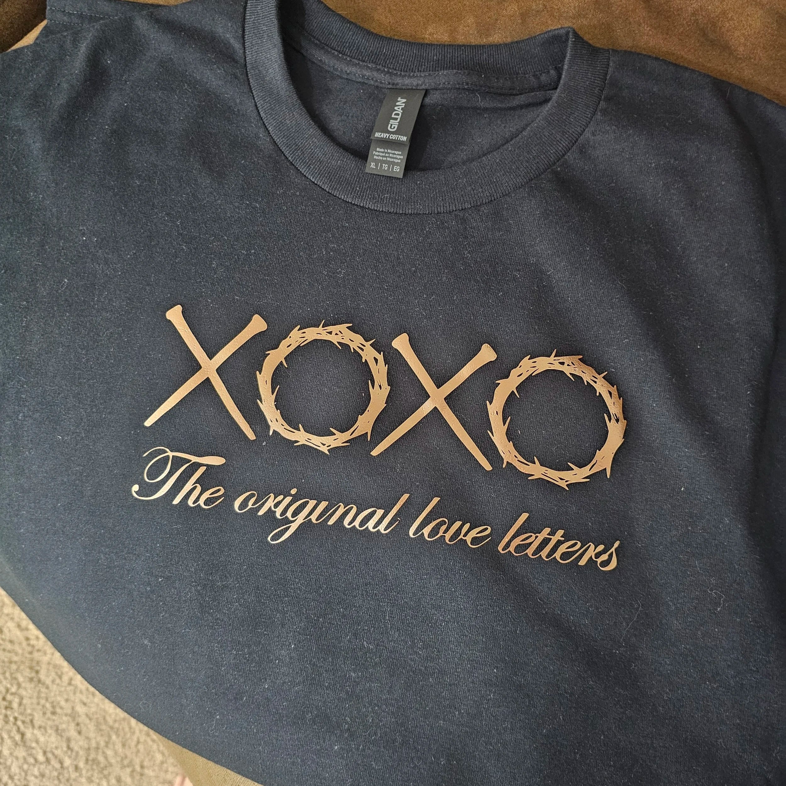 XOXO “The Original Love Letters” Christian T-Shirt