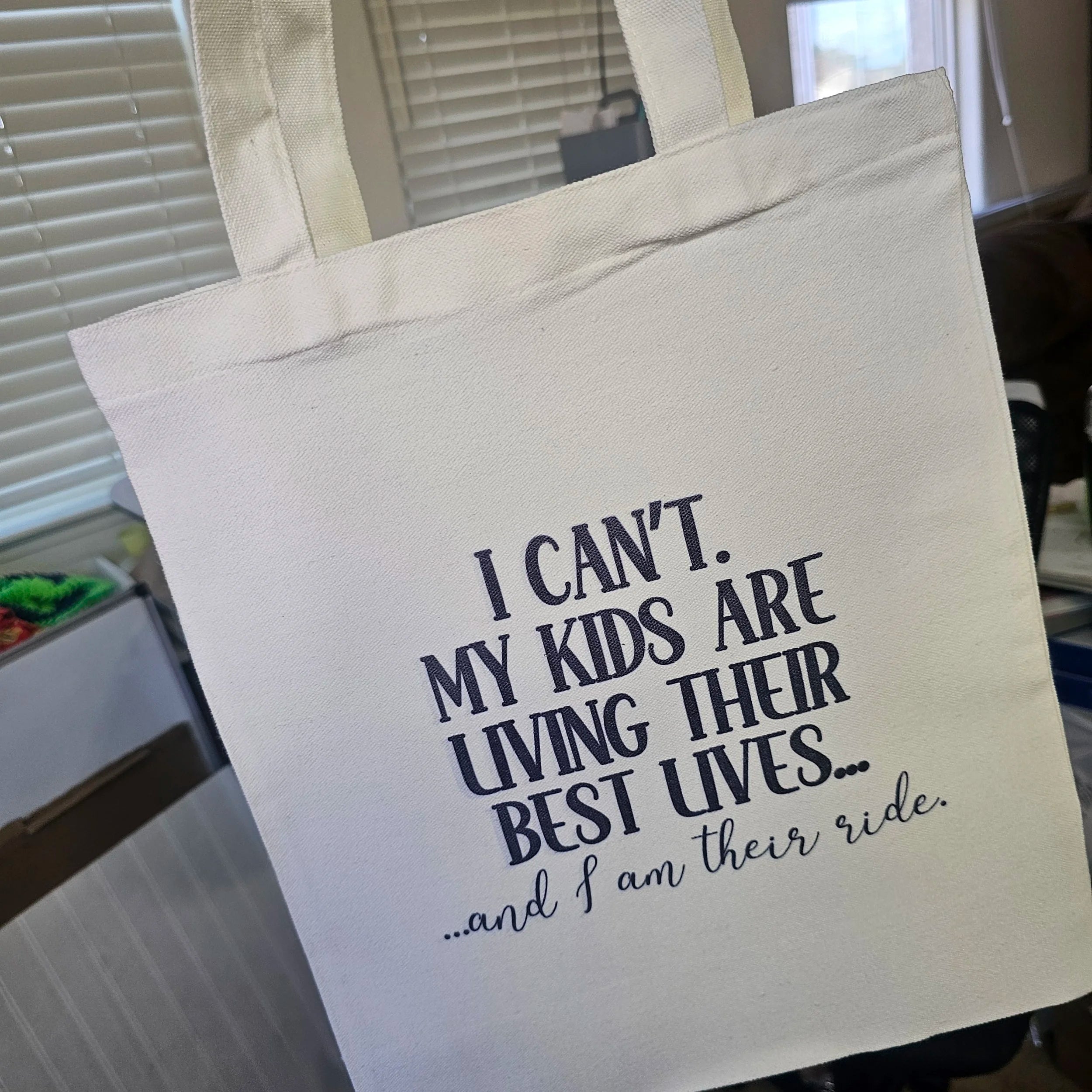 Funny Mom Canvas Tote Bag