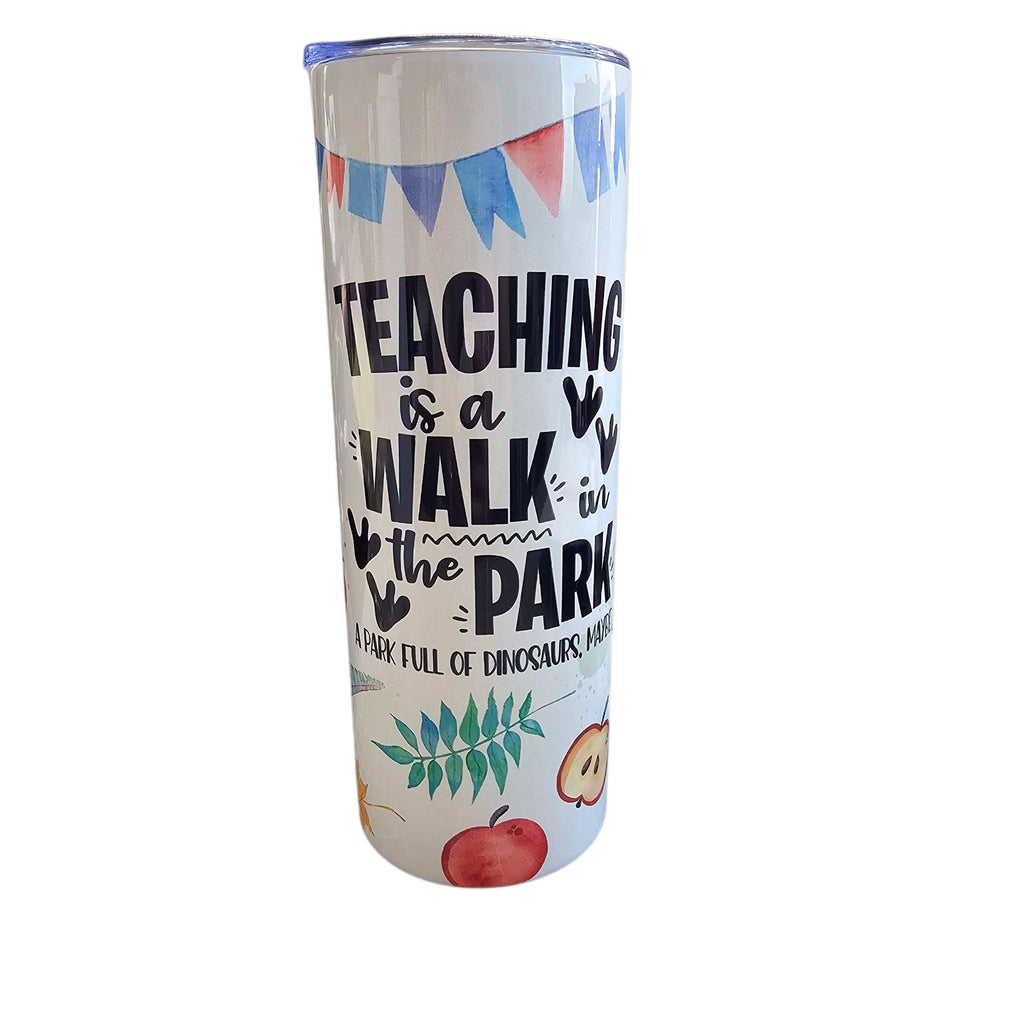 20oz Walk in the Park Teacher Tumbler