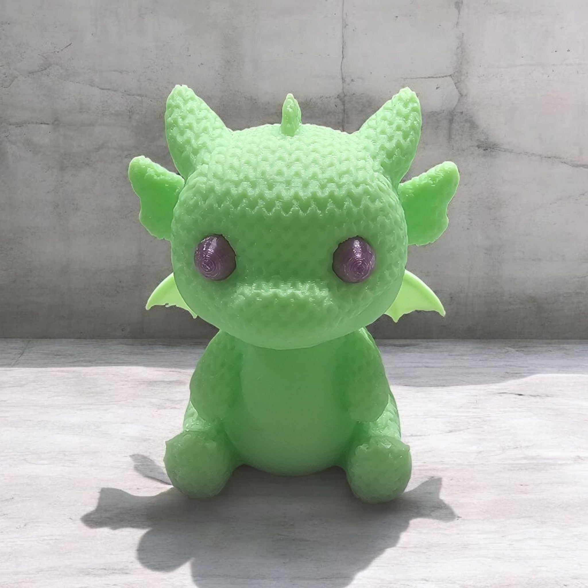 Glow in the Dark Quilted Dragon