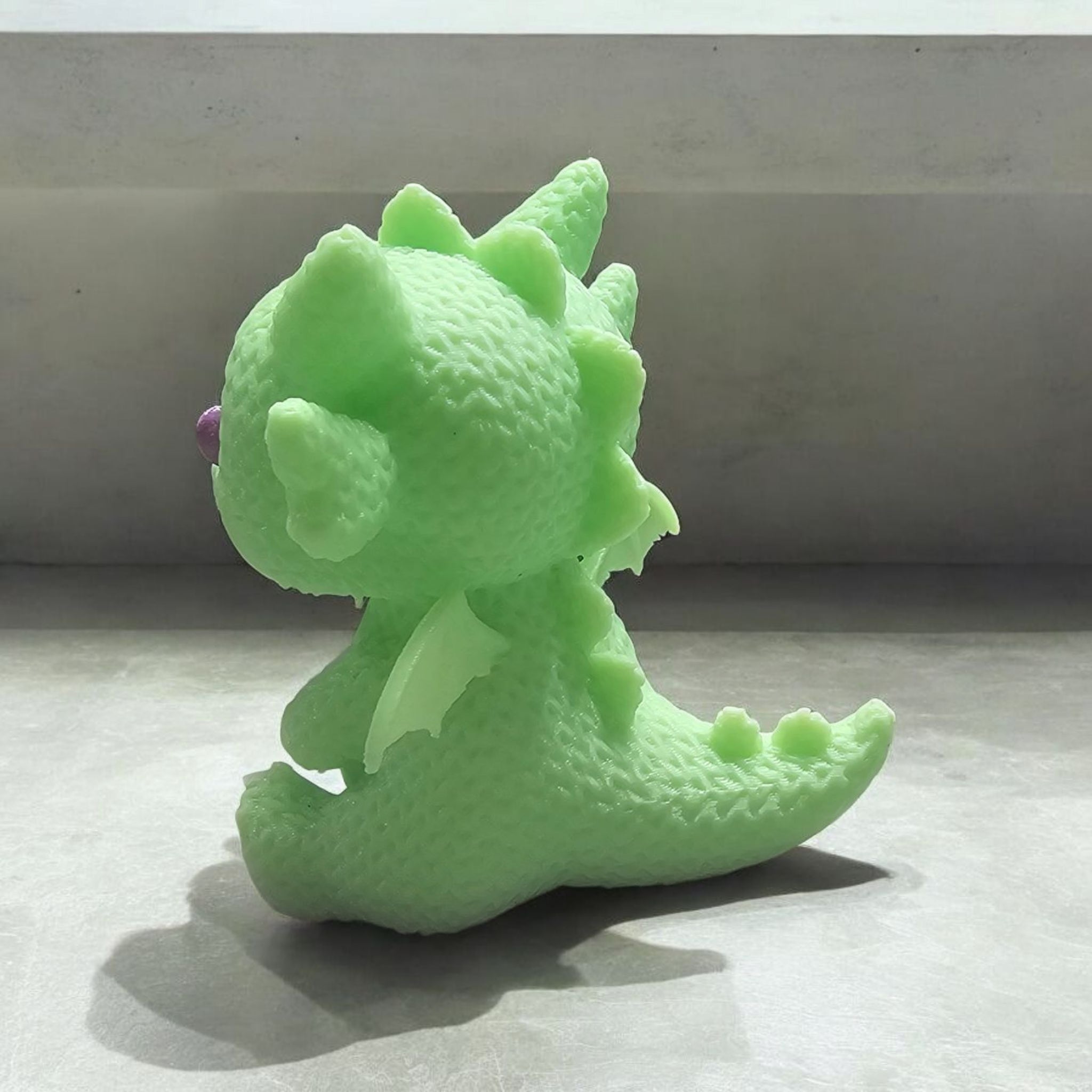 Glow in the Dark Quilted Dragon