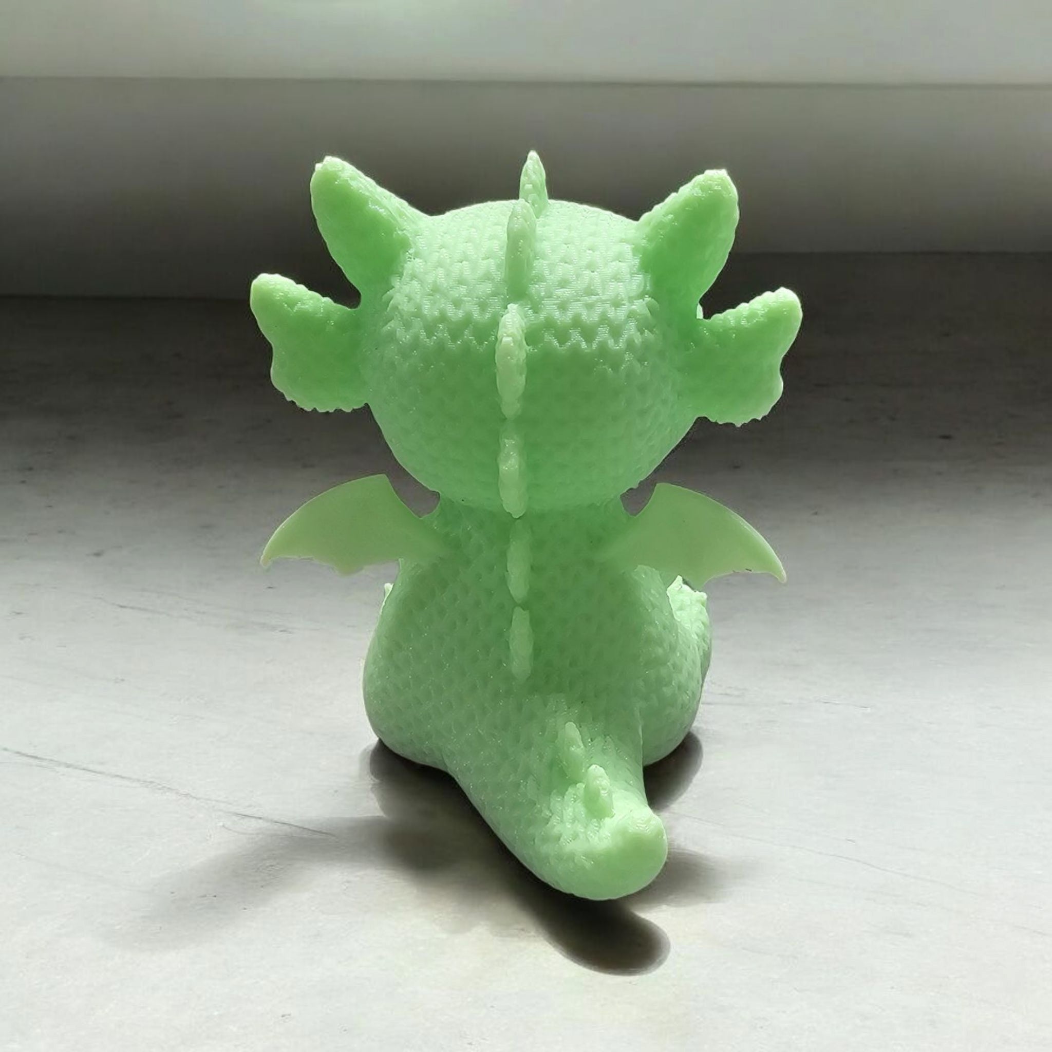 Glow in the Dark Quilted Dragon