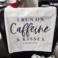 Caffeine and Kisses Canvas Tote Bag