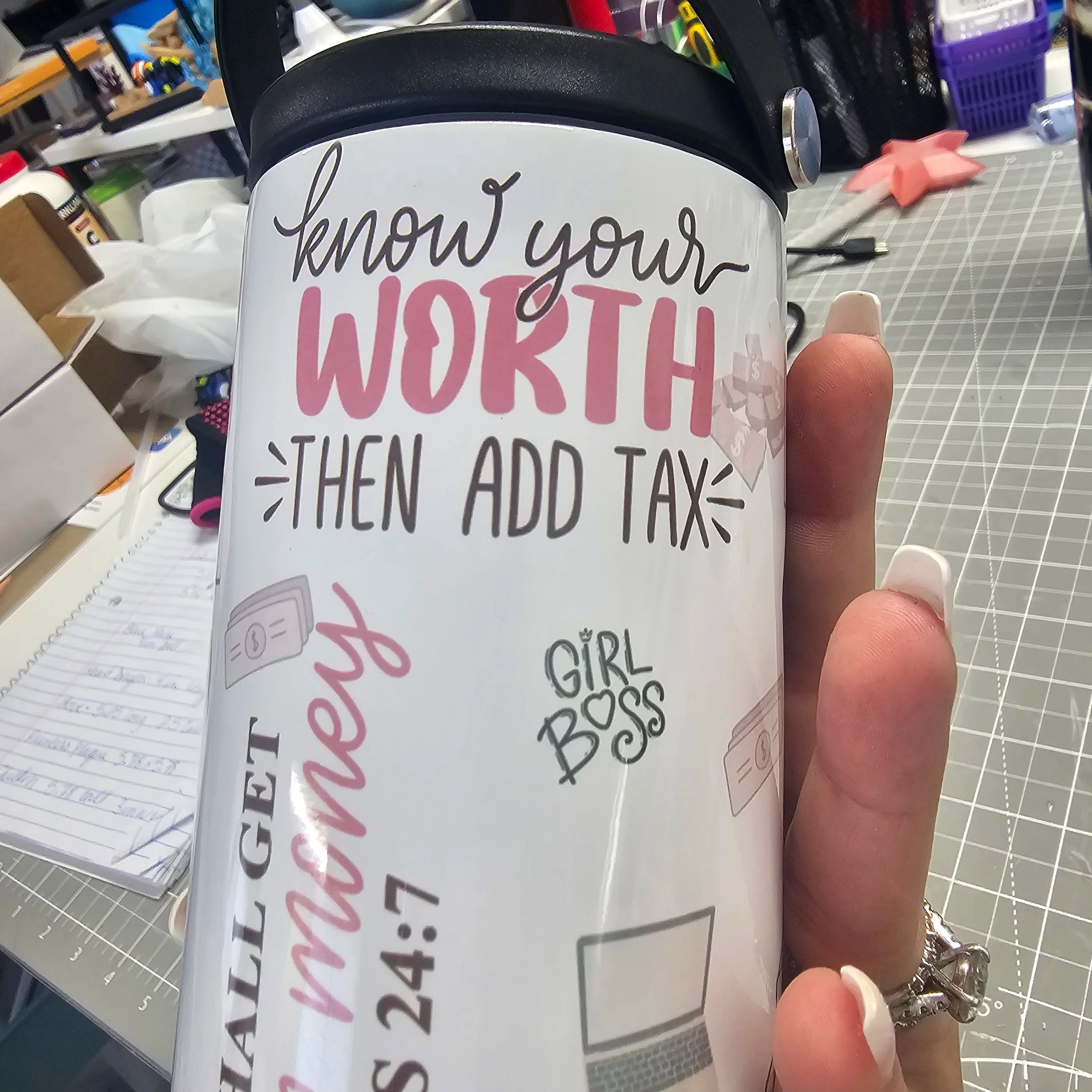 20 oz Boss Babe Tumbler