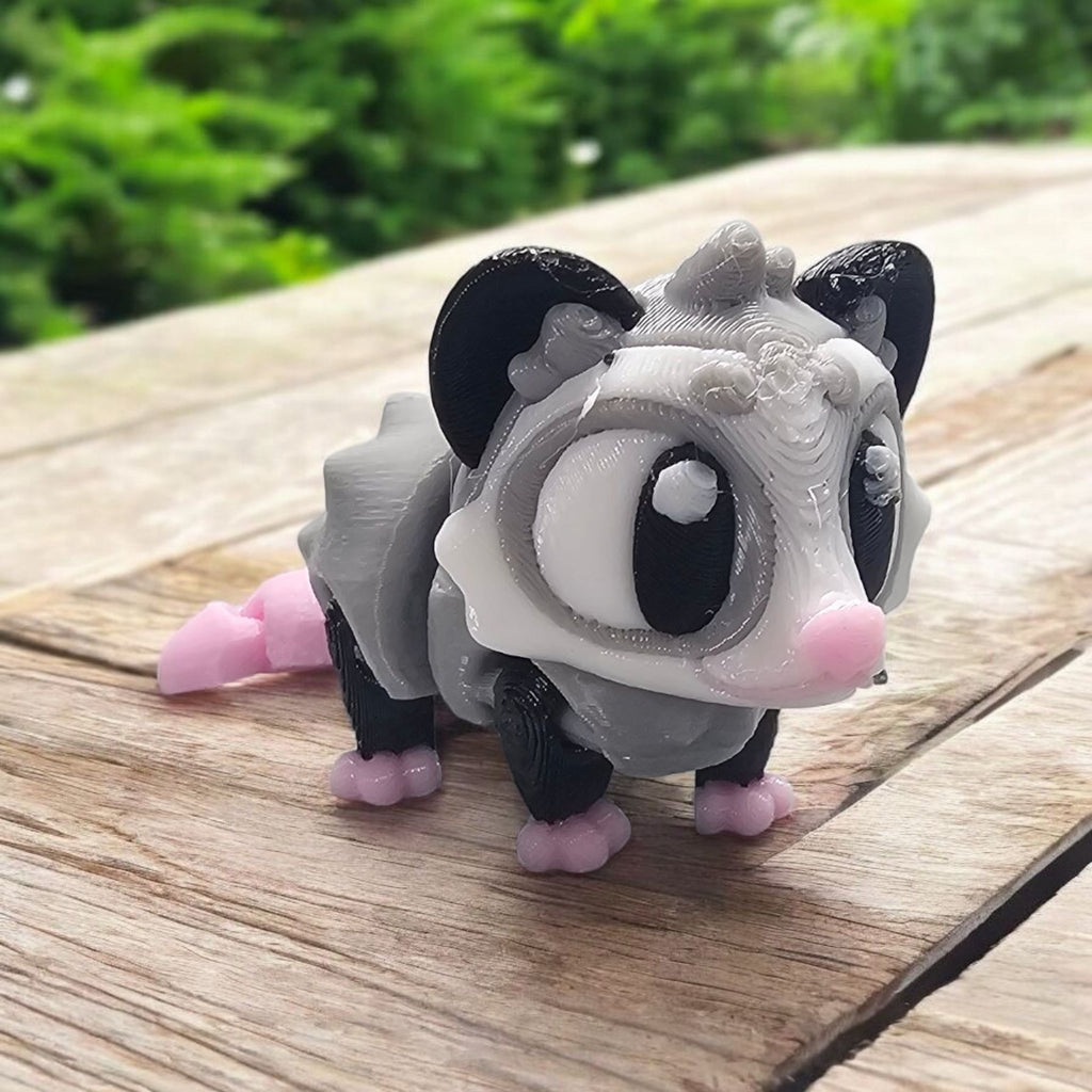 3D Printed Opossum Figurines