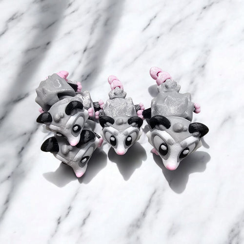 3D Printed Opossum Figurines