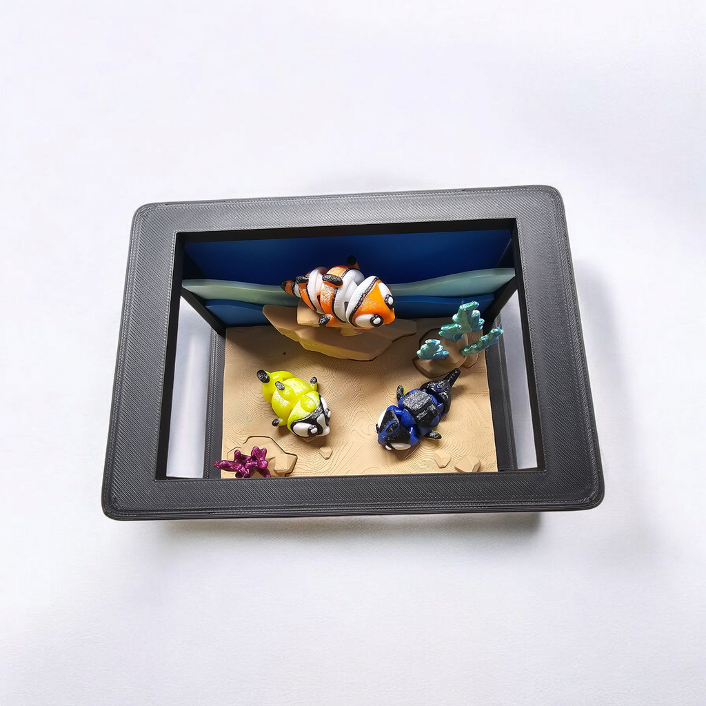 3D Printed Fish Tank Diorama