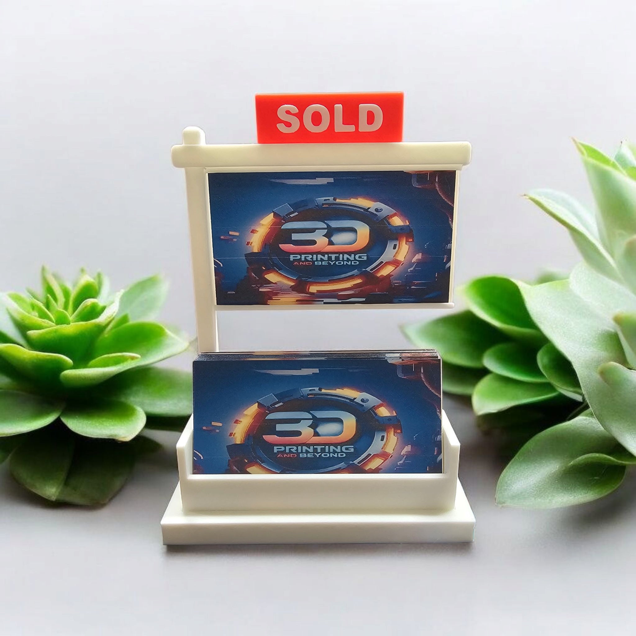 3D Printed Realtor Business Card Holder