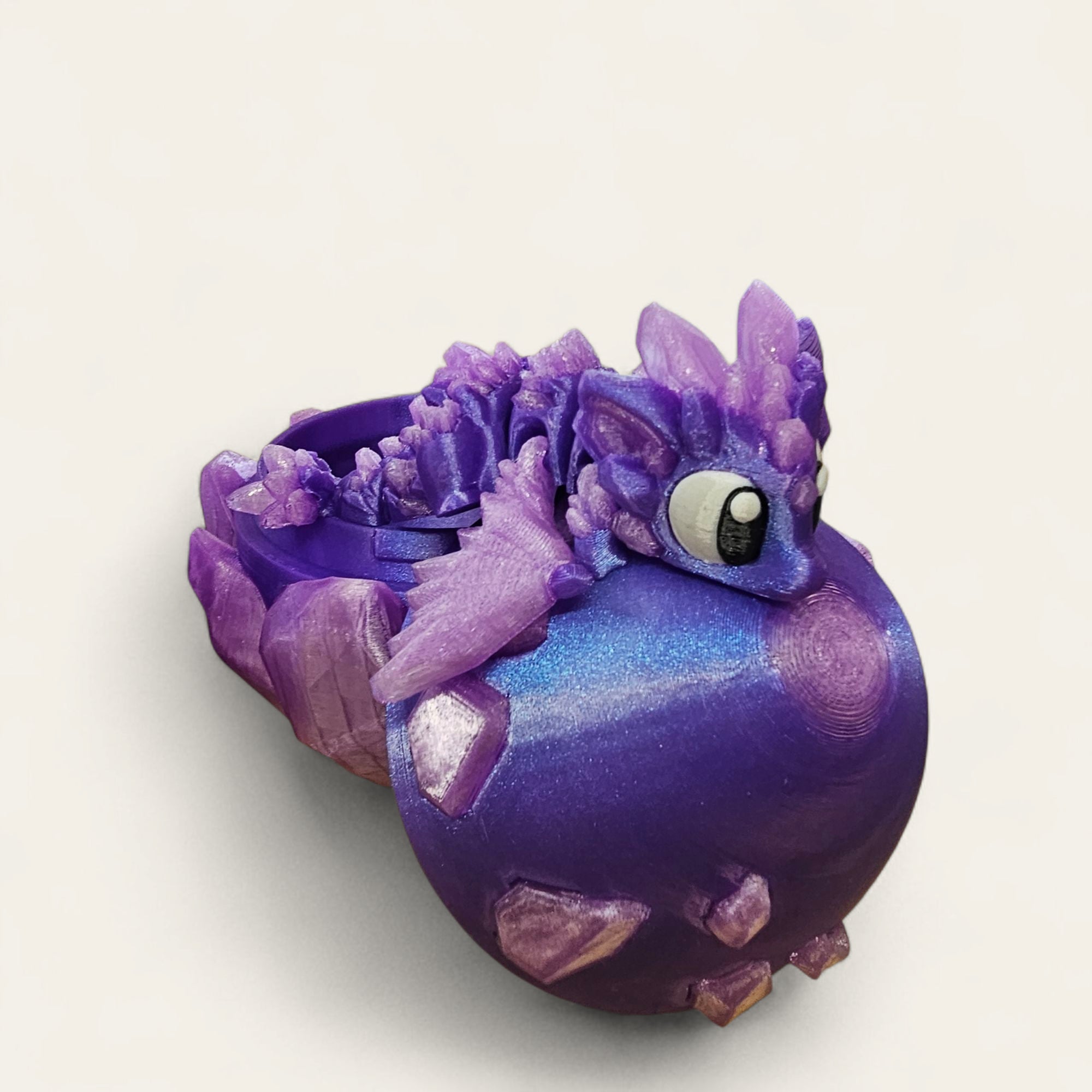 Crystal-Themed Dragon & Egg Set
