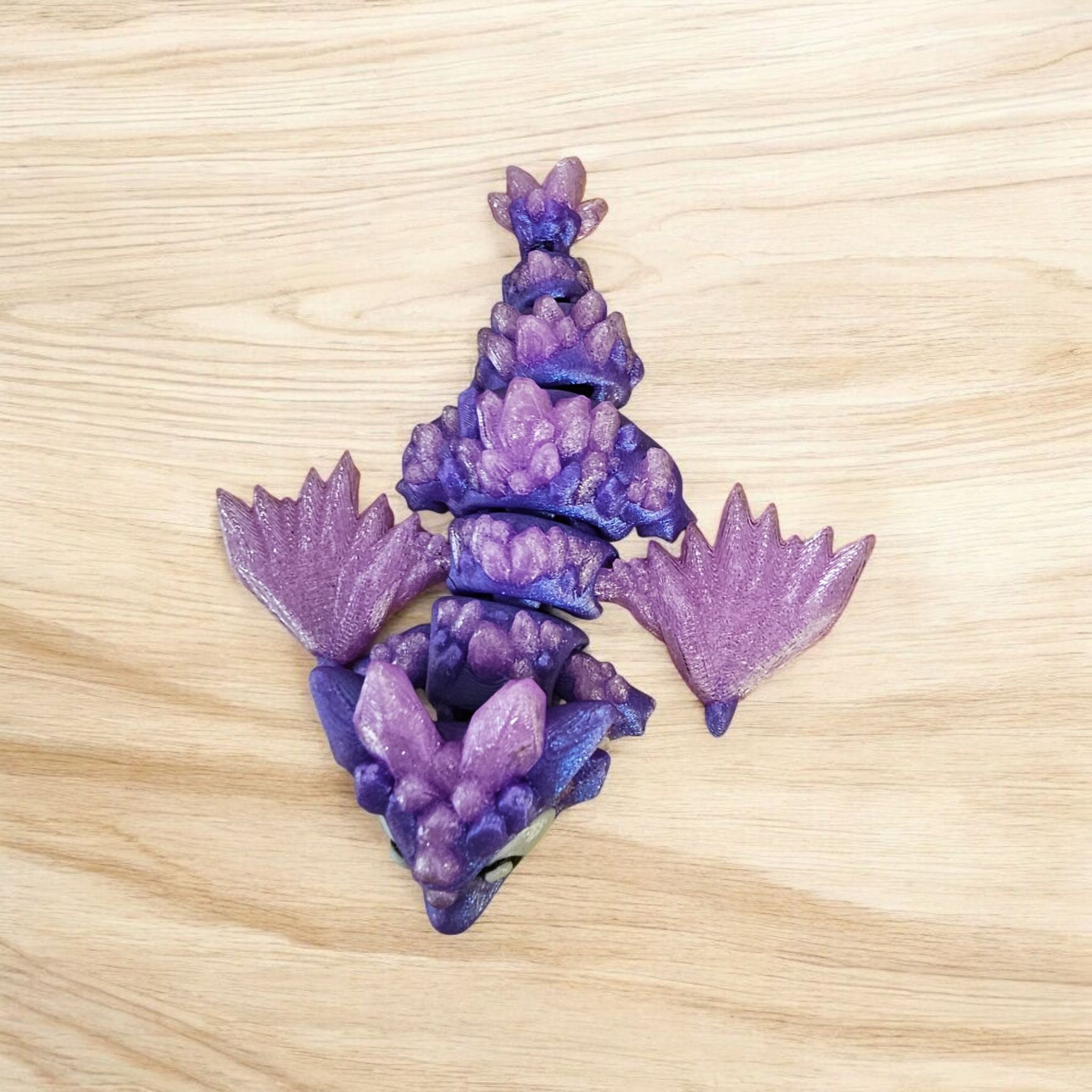 Crystal-Themed Dragon & Egg Set